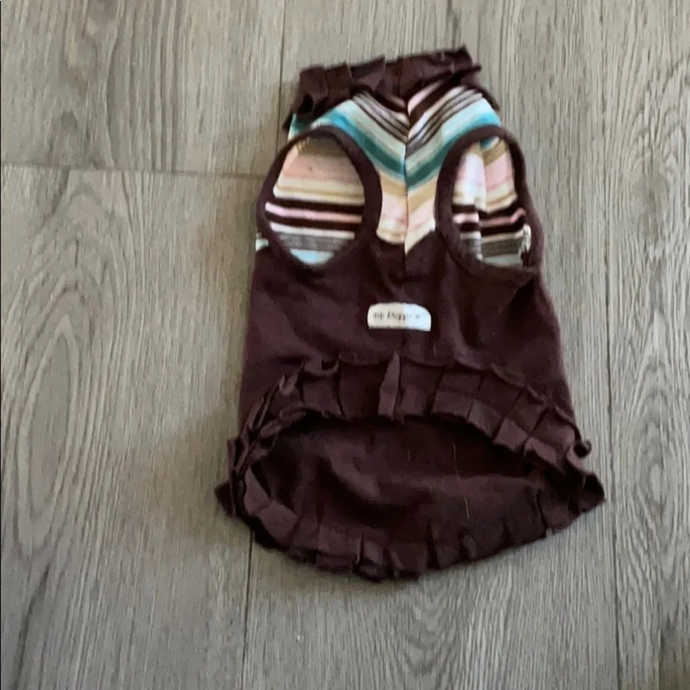 Doggie brown dress by hip doggie🐶small.